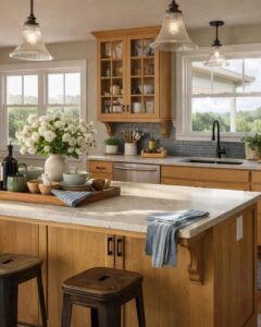 Bright-and-inviting-Craftsman-kitchen